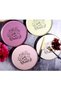 Ceramic 22cm Colored Cake Serving Presentation Plate Set for 6 People - Motto - 2