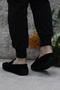 31118 Black Suede Genuine Leather Loafer Men's Ballet Flats Men's Shoes - 4