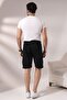 Men's Pockets Zippered Cargo Pocket Shorts 21526 BLACK - 4