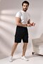 Men's Pockets Zippered Cargo Pocket Shorts 21526 BLACK