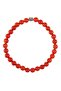Red Agate Natural Stone Bracelet (6mm Sphere Cut)