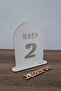 Wooden Plexiglass Table Number Numberer, Cafe, Restaurant Wedding Hall Hotel Table Number - 2