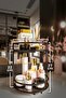 Bathroom Cosmetic Jewelry Organizer Multi-Purpose Organizer 2-Tier Serving Presentation Tray Treat Holder - 6