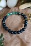 Green Agate, Matte Onyx, Copper Hematite Bracelet, Men's Bracelet, Women's Bracelet - 5