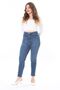 Women's Plus Size High-Waist Waist Slim Fit Stretch Fabric Jeans 65N38090 - 8