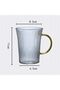 Gold Detailed Glass Cup SA6868 - 2