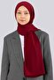 Imported Medina Silk Shawl Soie De Medina Medinasilk Shawl Evening Dress Shawl - Claret Red - 2