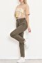 Khaki Mom Jeans, Belted - 18701.1843. - 6