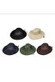 Snap Buttoned Hiking and Hunting Panama Hat (With Mesh) (Unisex) (Navy Blue) - 6