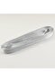 Silver Gray Grosgrain Ribbon 1 cm x 10 Meters - 2
