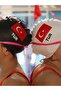قبعة سيليكون مطبوعة بعلم تركي "TUR" للبحر وحمام السباحة - 2