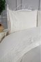Verona French Lace Double Duvet Cover Set Cream - 5