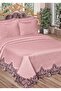 Farah Brocade Laced Pique Set Powder