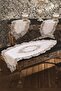 Elegance Living Room Set 5 Pieces Cream