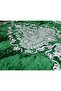 Süzene Embroidered Velvet Prayer Rug Emerald Green - 2