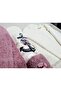Dowry Family Bathrobe Set 4 Pieces Dried Rose Cream - 4