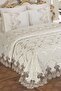 Wedding Piqué Bedspread Set Dubai Cream
