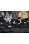Corvver 26 Piece Carefree Tablecloth Set Black - 2