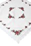 Cross Stitch Printed Laced Fiskos Claret Red - 2