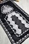 Verna Süzene Embroidered Velvet Prayer Rug Black