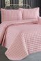 Star Double Quilted Bedspread Powder