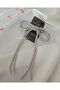 Bow buckle stone silver color buckle Ceylon buckle