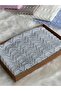(with Booties Gift) Newborn Perforated Knitwear Baby Blanket - 2