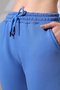 بدلة رياضية من القطن الممشط مع أرجل مطاطية 21629 أزرق - 3