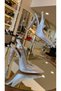 Duygu Leather Women's Shoes - Imported Crystal Heel and Glitter Detail - 4