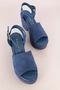 Women's Genuine Leather Wedge Heel Platform Sandals Ell.6998 - 2