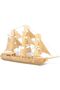 3d Wooden Model Puzzle European Sailing Boat 76 Piece Model Ship