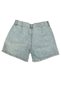 Floral Girl's Double Suit (Oversize Crop T-Shirt - Jeans Shorts) - 4