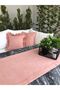 Pearl Velvet Textured Seamless Powder Pink Runner - 5