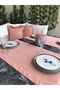 Pearl Velvet Textured Seamless Powder Pink Runner - 4