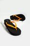 Elysea Orange Platform Flip Flops Pvc Non-Painful Pool Beach Slippers - 4