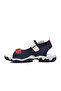 24-410-F Navy Blue-White-Red Children's Sandals - 2