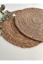 Wicker Jute Plate Set of 2 American Style 35 cm Diameter Plate Set of 2 - 3