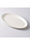 Modern 2-Piece Cream 30 Cm Large Size Kayak Daily Presentation Plate Service Set - 2