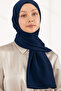 Imported Medina Silk Shawl Soie De Medina Medinasilk Shawl Evening Dress Shawl - Navy Blue
