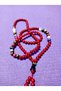 Bohemian 108-Piece Feng Shui Red Coral Mala for Attracting Good Luck and Wealth - 4