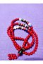 Bohemian 108-Piece Feng Shui Red Coral Mala for Attracting Good Luck and Wealth - 3