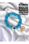 Murano Glass Basement Bead Charm Evil Eye Bead Bracelet Evil Eye Beaded Bracelet - 2