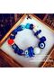 Glass Basement Bead Charm Murano Evil Eye Bead Bracelet Evil Eye Beaded Bracelet - 2