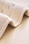 Lotus 2-Piece Cotton Toilet Set, Cream Bath Mat Set - 4