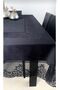Carefree Tulle Tablecloth Stylish Design Lacy 160x220 - 2