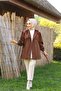 Short Double-breasted Collar Waterproof Women's Trench Coat - 5