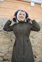 Khaki Fur Lined and Waterproof Full Length Women's Winter Coat & Coat - 4
