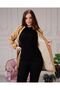 Black Fur Lined and Waterproof Women's Winter Coat & Coat - 6