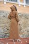 Tan Fur Lined and Waterproof Full Length Women's Winter Coat & Coat - 4