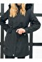 Black Fur-Trimmed Waterproof Women's Winter Jacket & Coat - 8